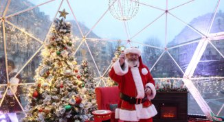 Villaggio di Babbo Natale in piazza Solferino