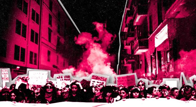 Non Una Di Meno, locandina della manifestazione del 25 novembre 2025 a Milano