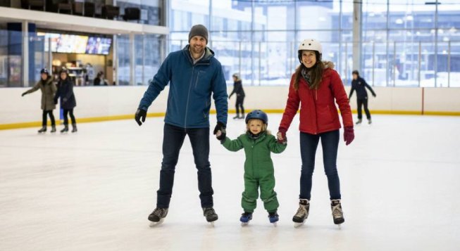 Pista di pattinaggio sul ghiaccio ©Gemini per mentelocale