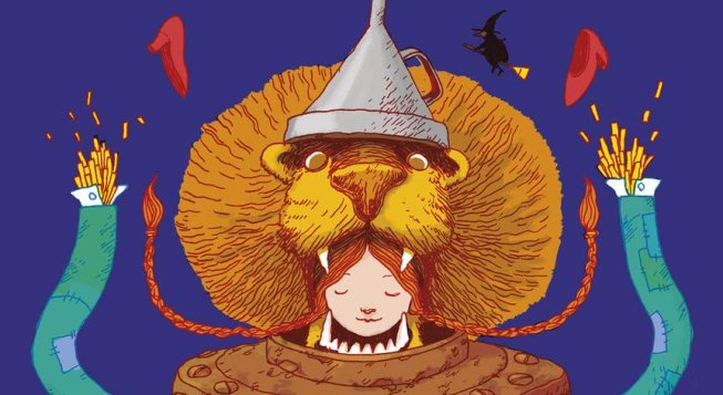 Il meraviglioso Mago di Oz (dettaglio della copertina)