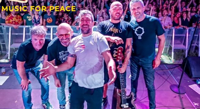 Meganoidi, locandina per Music for Peace