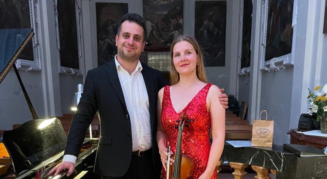 Andrea Tamburelli e Sofia Semenina