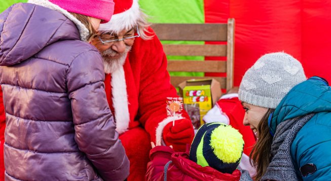 Luna Park 2023 con Babbo Natale ©Marina Mazzoli
