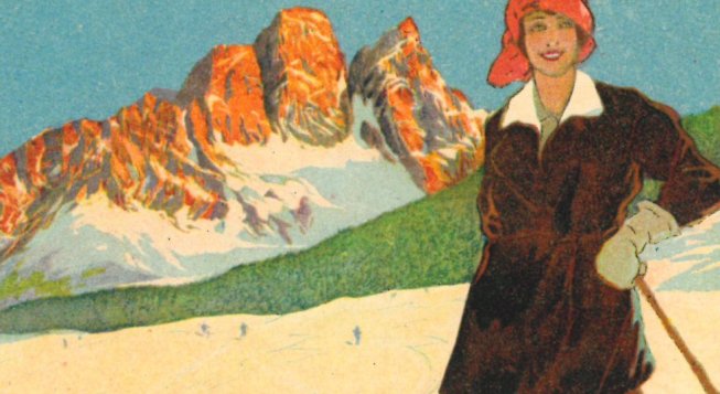 Poster pubblicitario di Cortina d'Ampezzo