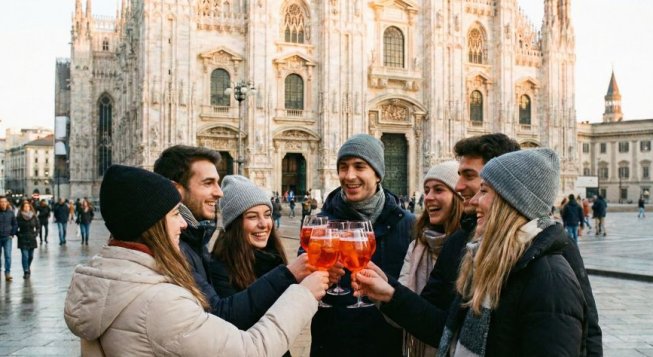 Brindisi in piazza Duomo © gemini per mentelocale