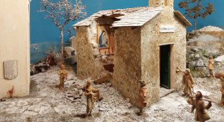 Presepe di Tasso 2025/26, che rende omaggio ai caduti