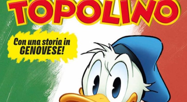 Topolino in versione genovese: il fumetto speciale per la Giornata nazionale del dialetto
