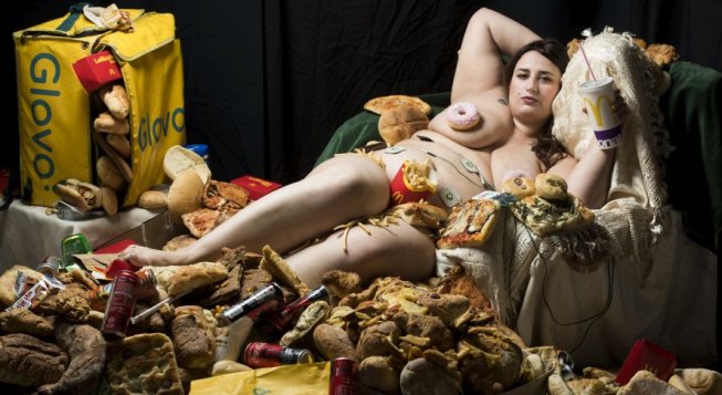 Francesco De Molfetta, La Majala desnuda (omaggio all'omonimo Goya) © foto Federico Laddaga