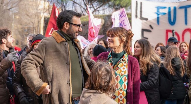 Edoardo Leo e Claudia Pandolfi