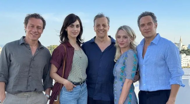 Le cose non dette: Gabriele Muccino e parte del cast