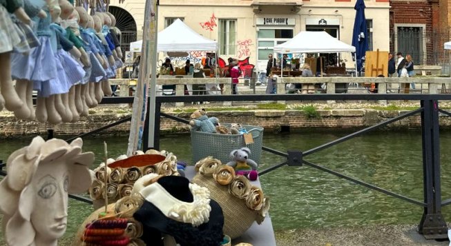 Mercatone sul Naviglio Grande © Ancila Mettekkatt / mentelocale.it