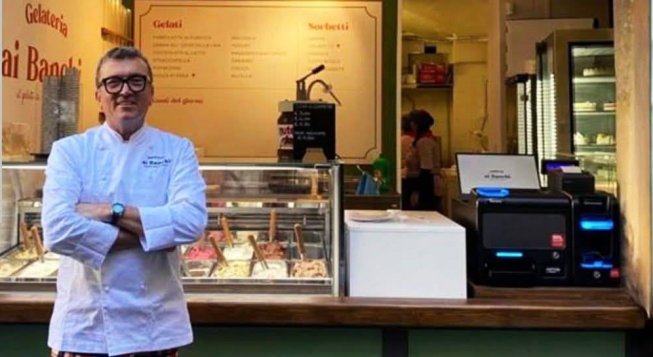 Marco Venturino, gelateria Ai Banchi ©facebook.com/AlessandroBozzanoInRegione