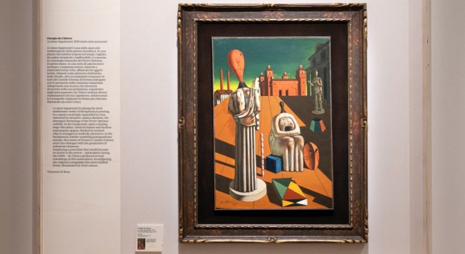 Metafisica/Metafisiche, allestimento a Palazzo Reale © Lorenzo Palmieri / Giorgio De Chirico by Siae 2026