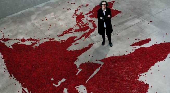 Mona Hatoum © Marta Marinotti (courtesy Fondazione Prada)