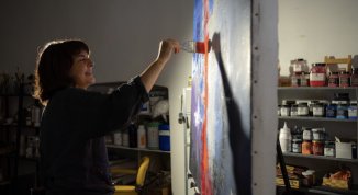 Lapislazzuli Luce, mostra di Laura Romanengo al Galata