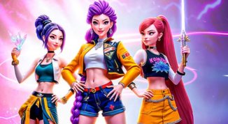 Le Guerriere K-pop in concerto