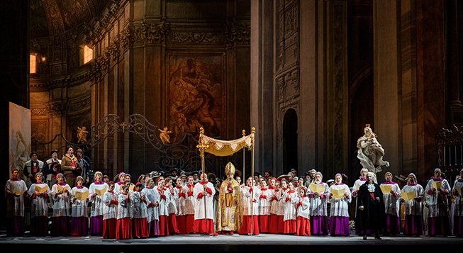 Tosca, foto di scena - operacarlofelicegenova.it