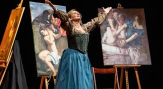 Debora Caprioglio in Non fui gentile, fui Gentileschi