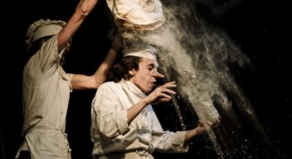 Clown spaventati panettieri