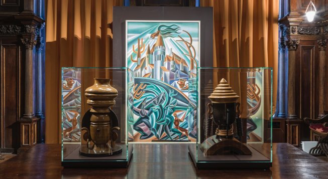 Depero Space to Space: sala della stufa valtellinese © Elena Datrino