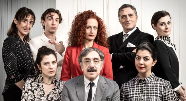 Silvio Orlando e il cast del Berretto a Sonagli © Laila Pozzo