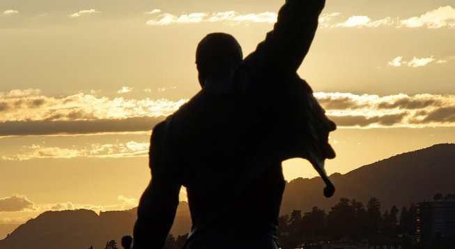 Statua di Freddie Mercury a Montreux © Dennis G. Jarvis / Wikimedia Commons