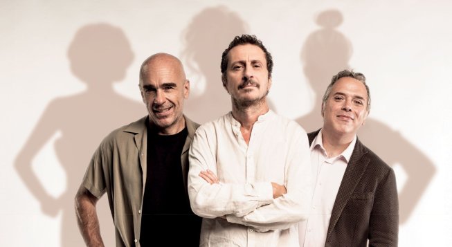 Antonio Zavatteri, Luca Bizzarri ed Enzo Paci