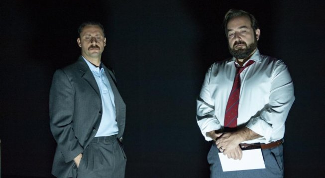 Simone Luglio e Giovanni Santangelo © Duccio Burberi / Fondazione Teatro Metastasio di Prato e Knk Teatro