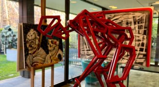 Giochi dei dipinti invernali, mostra con opere di artisti cechi contemporanei