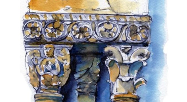 Acquerello realizzato da Patrizia Pittaluga