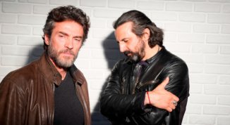 Alessio Boni e Omar Pedrini in Uomini si diventa al Teatro Concordia