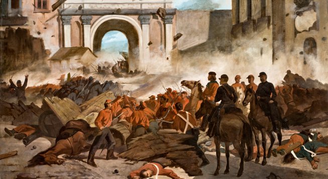 Giovanni Fattori, Garibaldi a Palermo