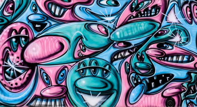 Kenny Scharf, Los Niños y las Niñas, 2022