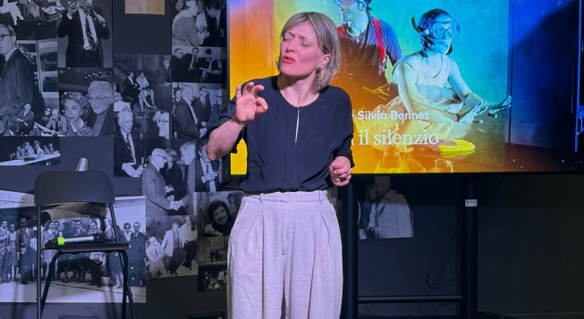 Silvia Bennet, attrice LIS © Manuel Frugoni