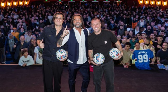 Nicola Ventola, Lele Adani e Antonio Cassano