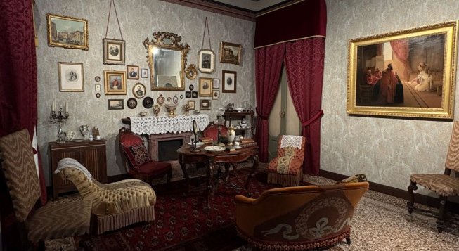 Il Salotto di Clara Maffei ricostruito presso Casa Manzoni