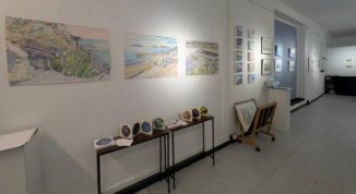 Forme liquide in divenire: la mostra collettiva dedicata all'arte dell'acquarello al Lifeforms Art Studio