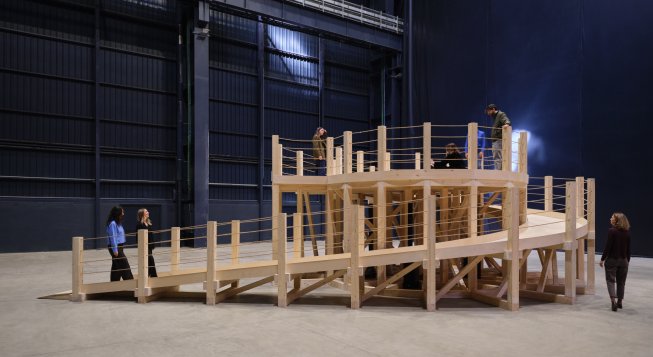 Untitled 2026 (demo station no. 9), 2026, installation view © Agostino Osio (courtesy the artist and Pirelli HangarBicocca, Milan)