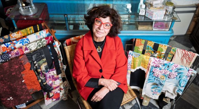 Caterina Ottomano nel suo negozio © Nicola Dongo