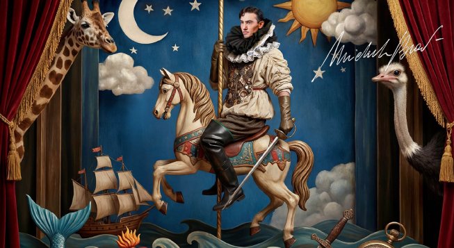 Michele Bravi, copertina dell'album Commedia Musicale