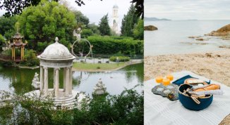 Picnic in spiaggia e visita al Parco di Villa Durazzo Pallavicini