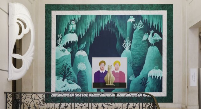 Nicolas Party and Sonia Kacem presented by Gregor Staiger (Zurich/Milan) at Paris Internationale 2016 © Aurélien Mole