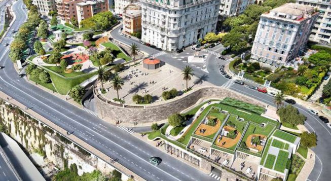 Rendering Rotonda di Carignano