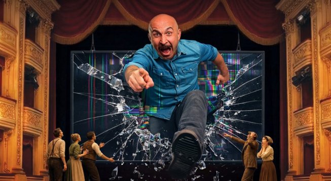 Spettacolo Teatrale, locandina dello spettacolo con Maccio Capatonda