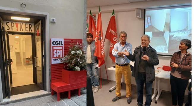 Spiker © Ufficio Stampa Cgil Genova e Liguria