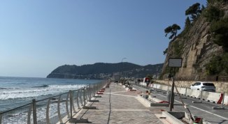 Alassio, verso la riapertura di Passeggiata Ciccione: lungomare riqualificato