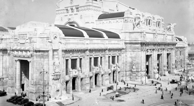 Milano Centrale: la stazione in una foto d'epoca