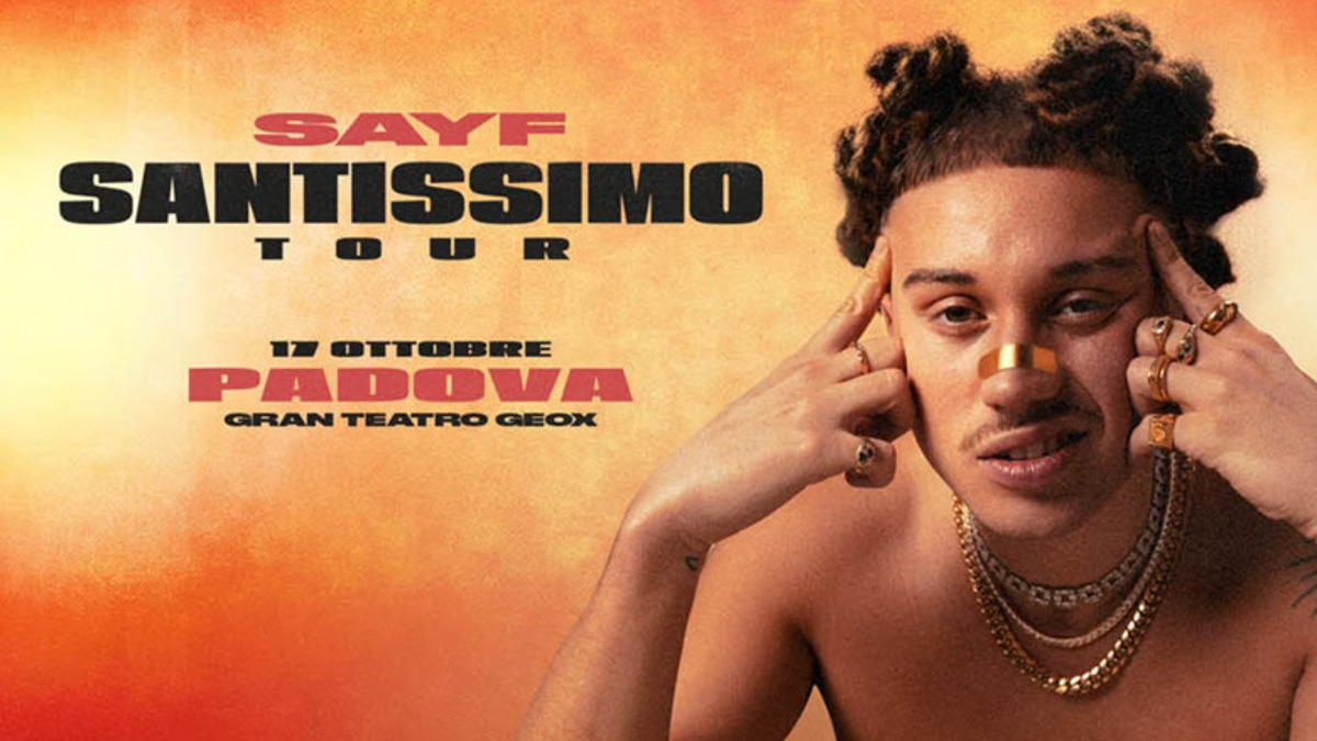 Sayf in concerto al Gran Teatro Geox di Padova