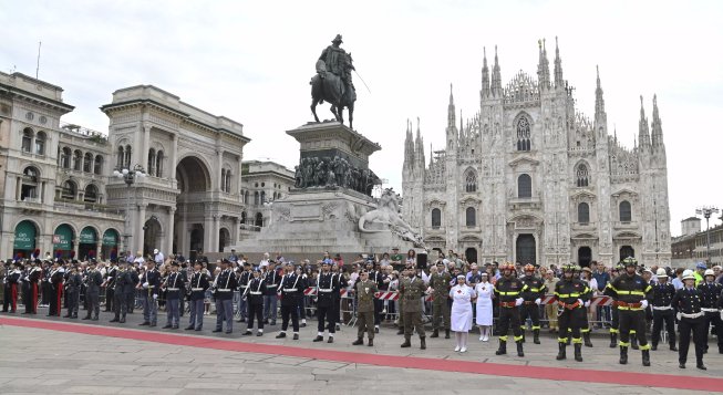 Festa della Repubblica in piazza Duomo a Milano © Comune di Milano