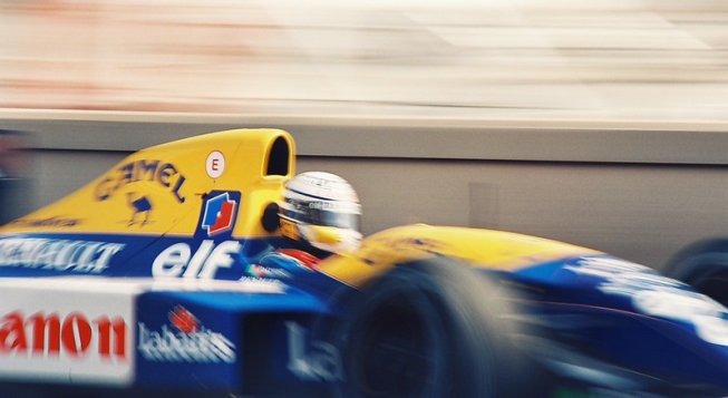 Riccardo Patrese in gara al Gran Premio di Monaco 1992 © Iwao / Flickr